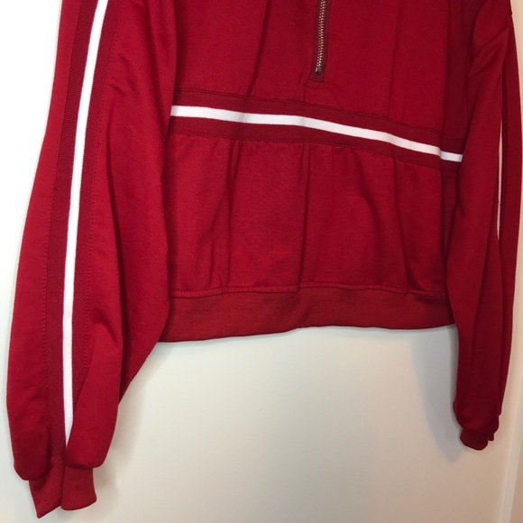 SHEIN Half Zip Crewneck Sweatshirt - Picture 11 of 12